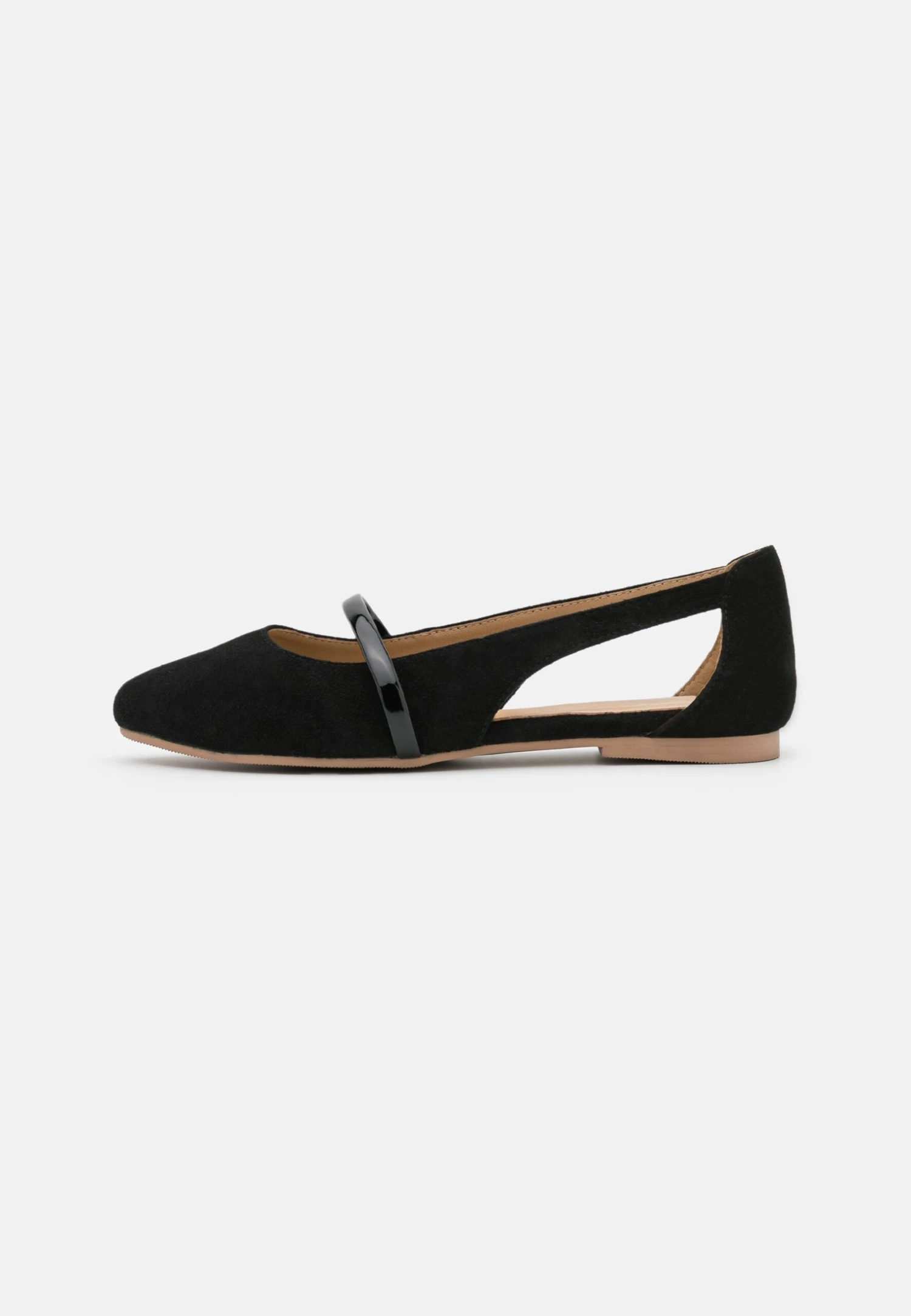 Anna Field Leather - Ballerina Med Reim - Black 4 Anna Field Leather - Ballerina Med Reim - Black - Bilde 2