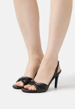 Anna Field Leather- Sandaler Med Høye Hæler - Black