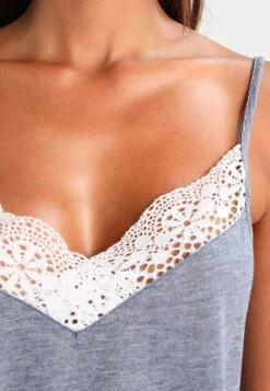 Anna Field Sarah Short Pj Set- Pyjamas - Off-White/Dark Blue -Anna Field 04e3d1816e4748b4a0e2b5863bfae2f9