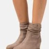 Anna Field Winter Boot - Kilestøvletter - Taupe