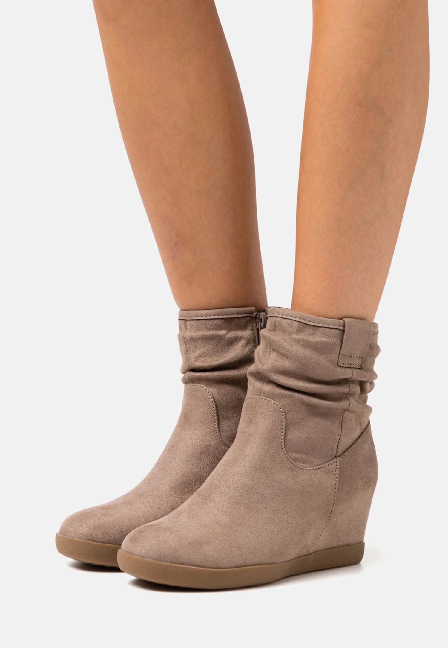 Anna Field Winter Boot - Kilestøvletter - Taupe 3 Anna Field Winter Boot - Kilestøvletter - Taupe