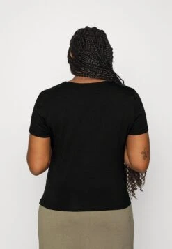 Curvy Front Lace - T-Shirts -Black 9 Curvy Front Lace - T-Shirts -Black -Anna Field 0beafd62b3f64d9b9af09bdaf0b5735f