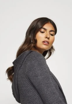 Anna Field Cardigan - Dark Grey Melange -Anna Field 10bb2d7c8a614d7a8c6d82c25ef51c5a