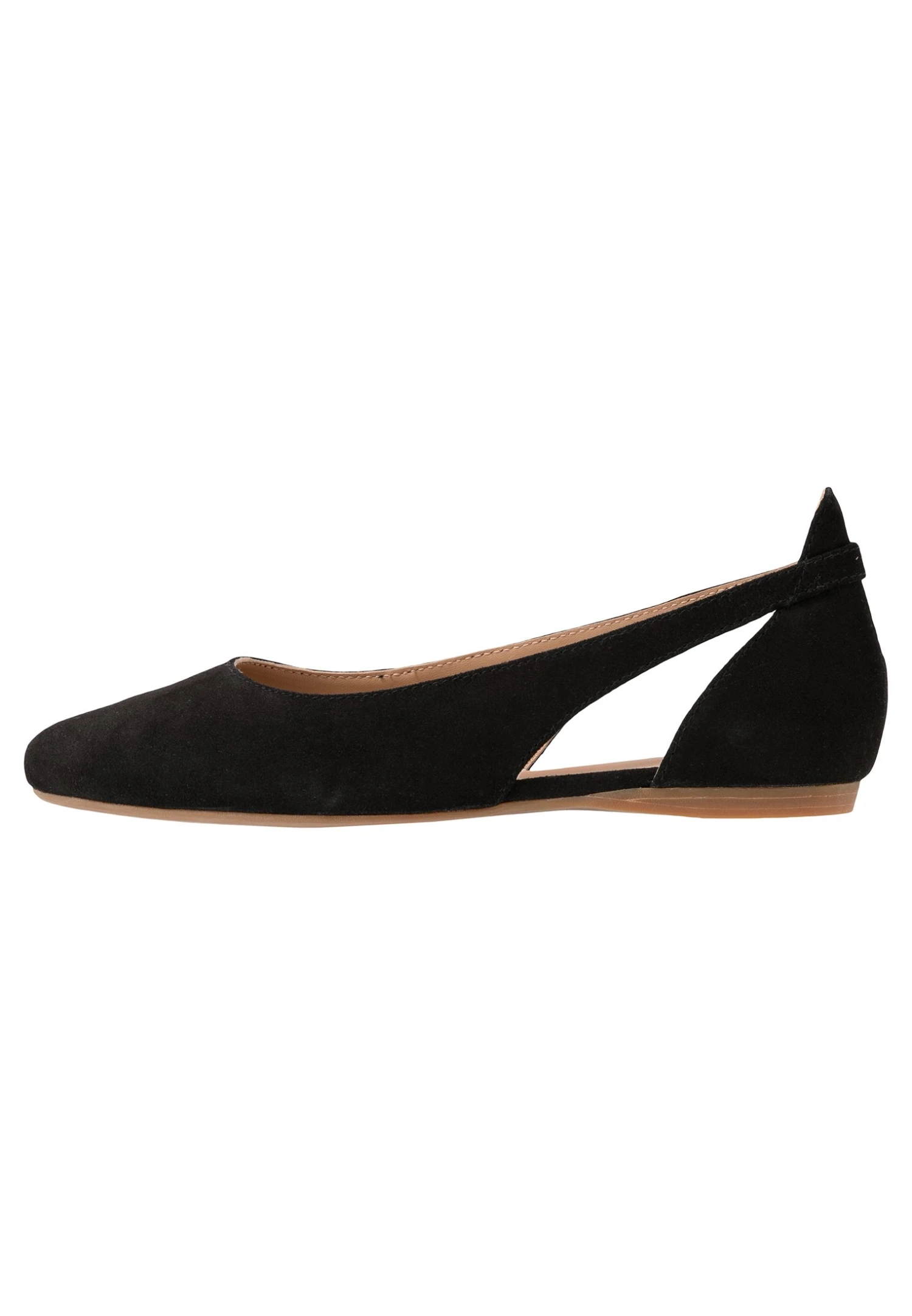 Leather- Ballerina - Black 4 Leather- Ballerina - Black - Bilde 2