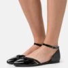 Anna Field Ballerina Med Reim - Black