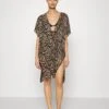 Anna Field Printed Short Kimono / 606 - Khaki_003 - Off-White - Strandaccessories - Black/Tan -Anna Field 1720fd880eb74750ac1234820fd01637