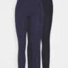 Anna Field 2 Pack - Leggings - Black/Dark Blue 2 Anna Field 2 Pack - Leggings - Black/Dark Blue -Anna Field 17575cfccf234fb28f83ab23c7dfcb6f