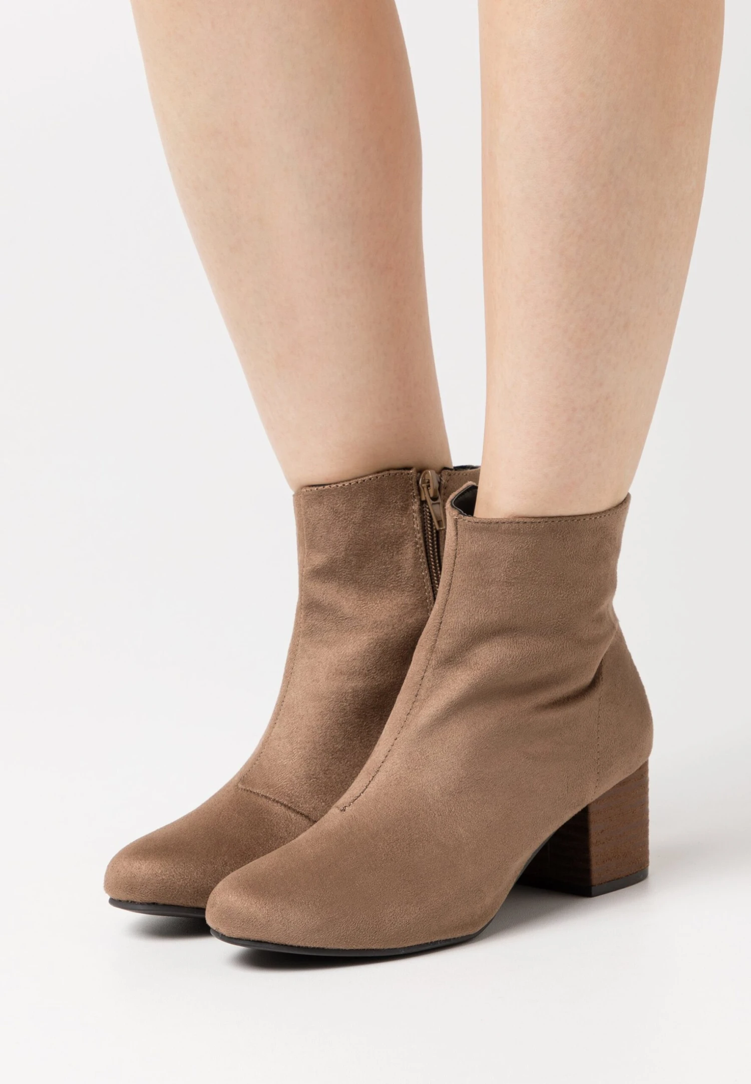 Anna Field Ankelboots - Taupe 3 Anna Field Ankelboots - Taupe
