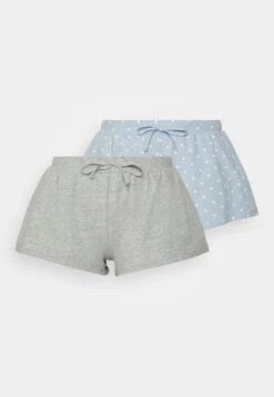 Anna Field Short 2 Pack - Pyjamasbukse - Blue -Anna Field 21b2f6a2b82a41ed8386e9f4627d14c2