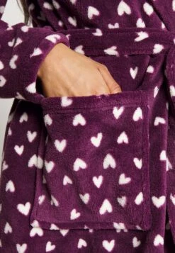 Anna Field Badekåpe - Dark Red/Beige -Anna Field 239e3de781214454abedb9f15d4bbedc