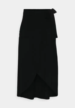 Anna Field Basic Wrap Over Midi Skirt- A-Line Skjørt - Black 14 Anna Field Basic Wrap Over Midi Skirt- A-Line Skjørt - Black -Anna Field 279db1138765484094cab33f5c3878d4