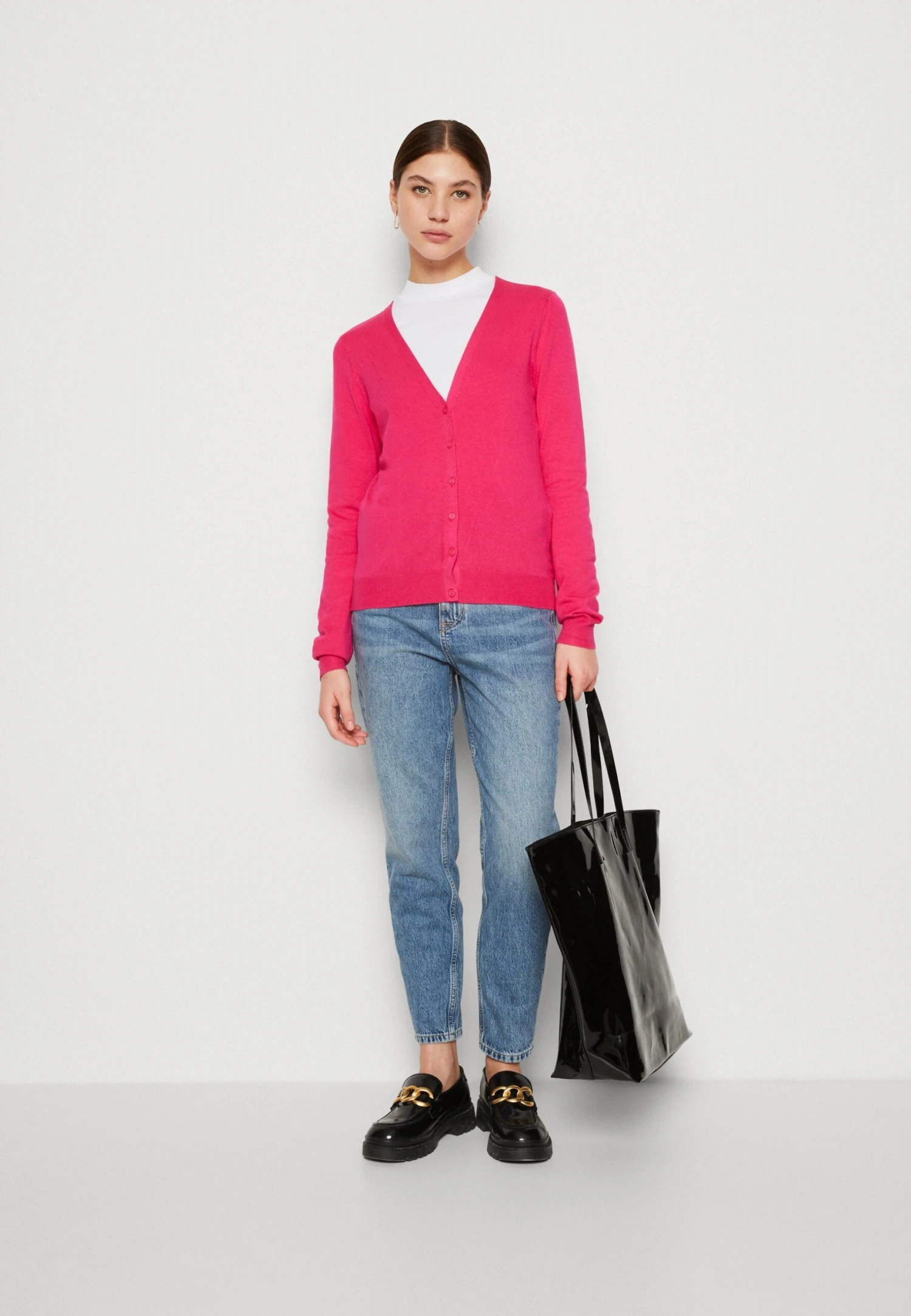 Anna Field Cardigan - Pink 4 Anna Field Cardigan - Pink - Bilde 2