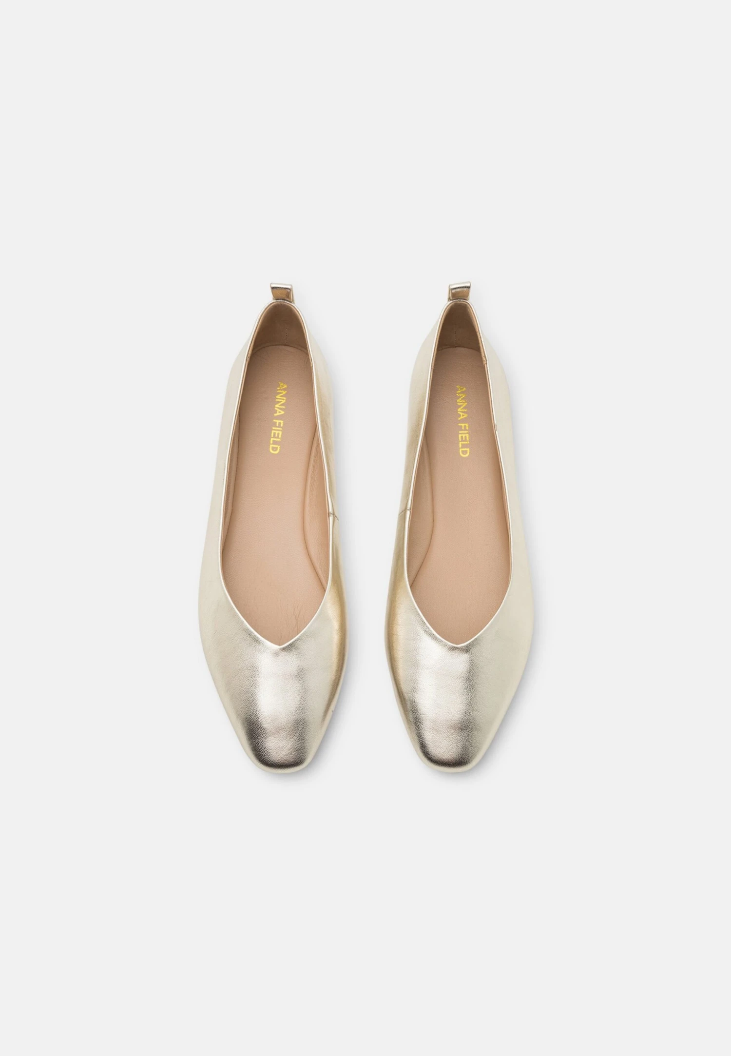 Anna Field Leather - Ballerina - Gold 8 Anna Field Leather - Ballerina - Gold - Bilde 6