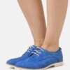 Anna Field Leather - Snøresko - Blue -Anna Field 30f553a0a961413a8d8da29edfd79362