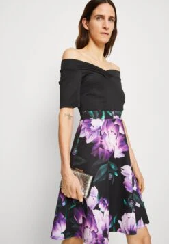 Anna Field Cocktailkjole - Black/Purple -Anna Field 3a4dd8ee50924f71beae56f2a2e8badd