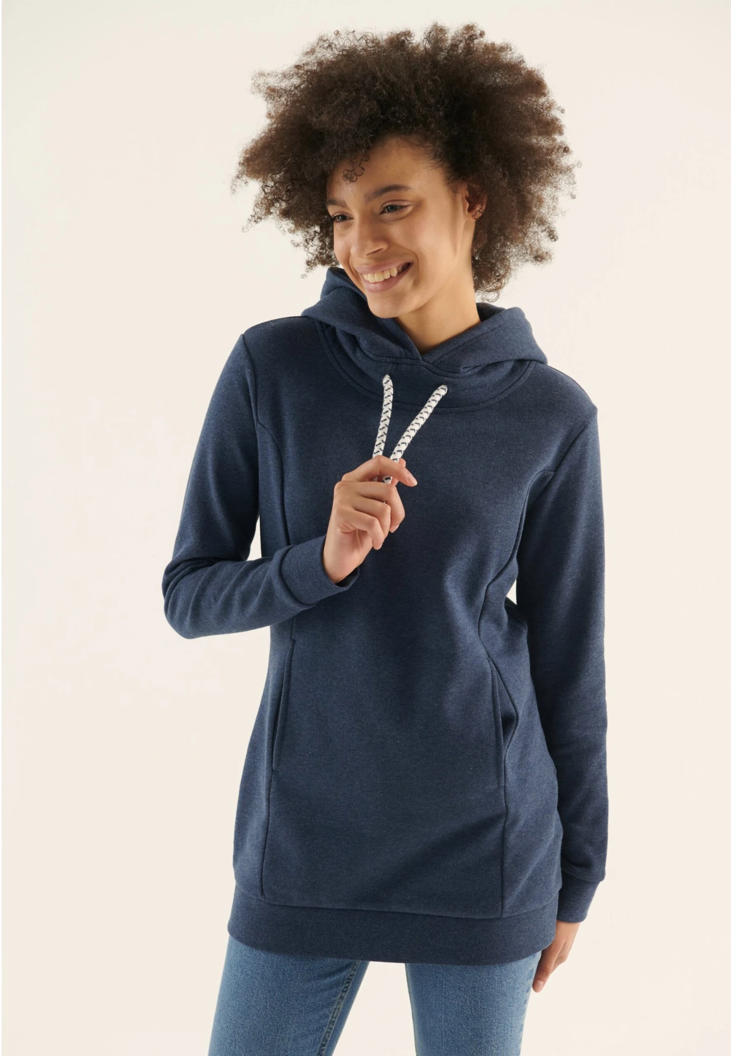 Anna Field Sweatshirt - Dark Blue/Mottled Blue 3 Anna Field Sweatshirt - Dark Blue/Mottled Blue