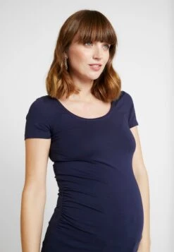 2 Pack - T-Shirts - White/Dark Blue -Anna Field 3cc68809e81a41419d90b28b35727b6b