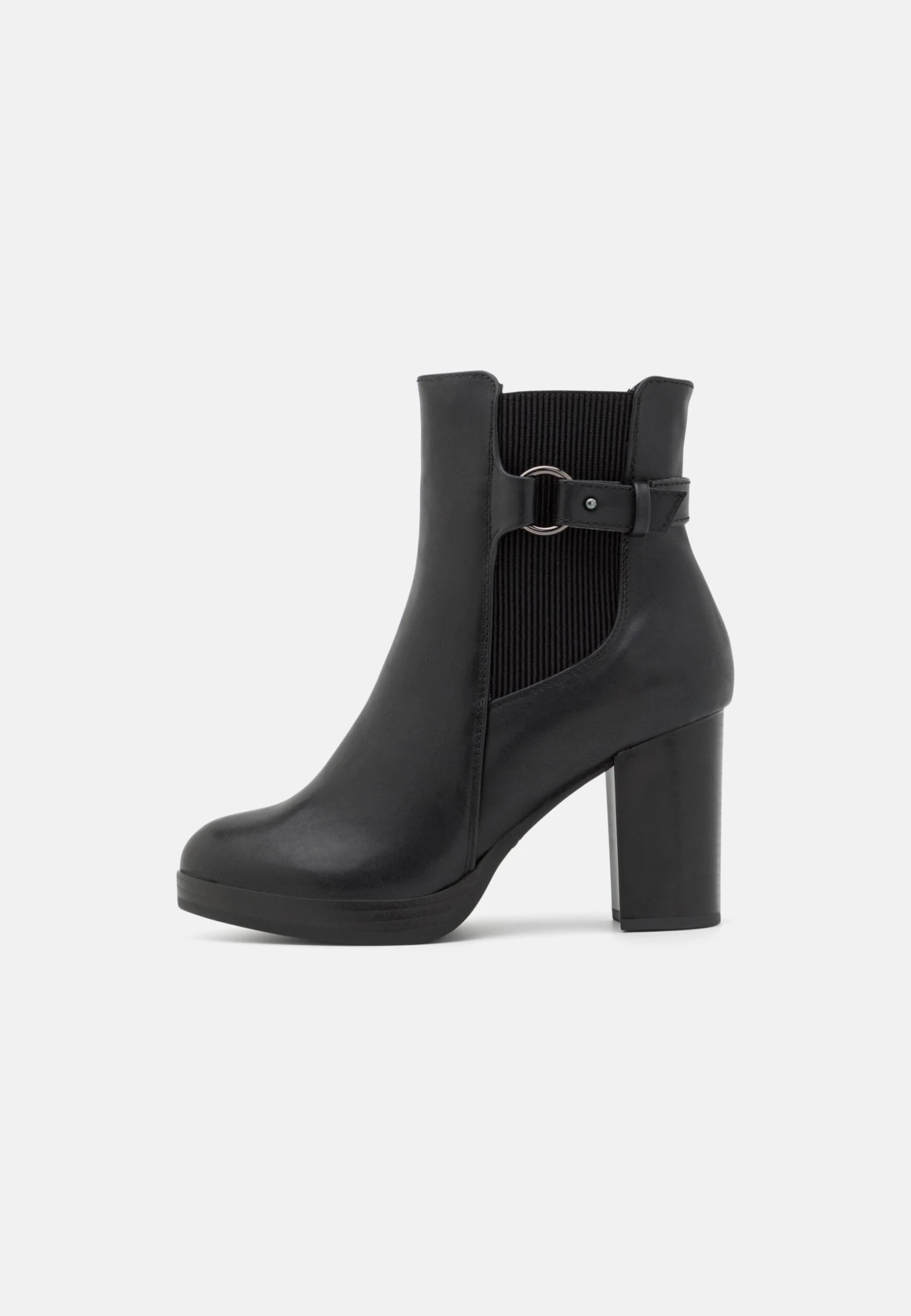 Ankelboots Med Høye Hæler - Black 4 Ankelboots Med Høye Hæler - Black - Bilde 2