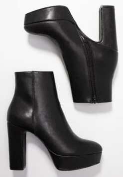 Anna Field Ankelboots Med Høye Hæler - Black -Anna Field 46646f452461425dafa0f6e36493ef9a