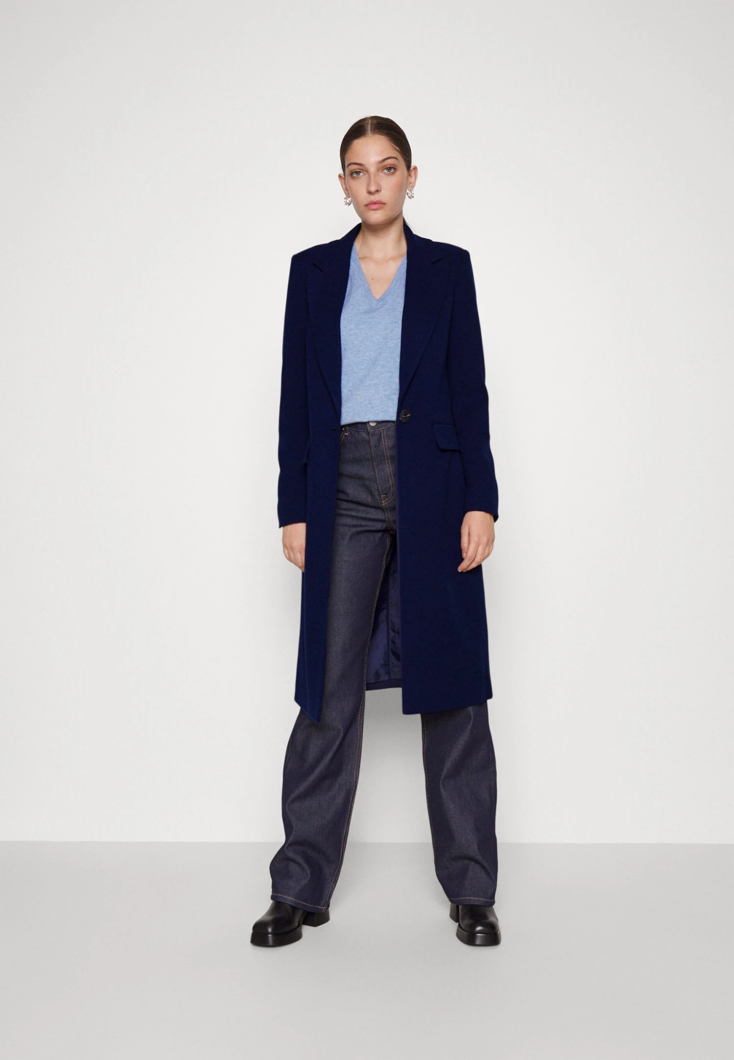 Klassisk Kåpe / Frakk -Dark Blue 4 Klassisk Kåpe / Frakk -Dark Blue - Bilde 2