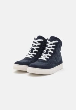 Anna Field Leather - Høye Joggesko - Dark Blue -Anna Field 49fc7b71767248cbbcbbc812ada02677