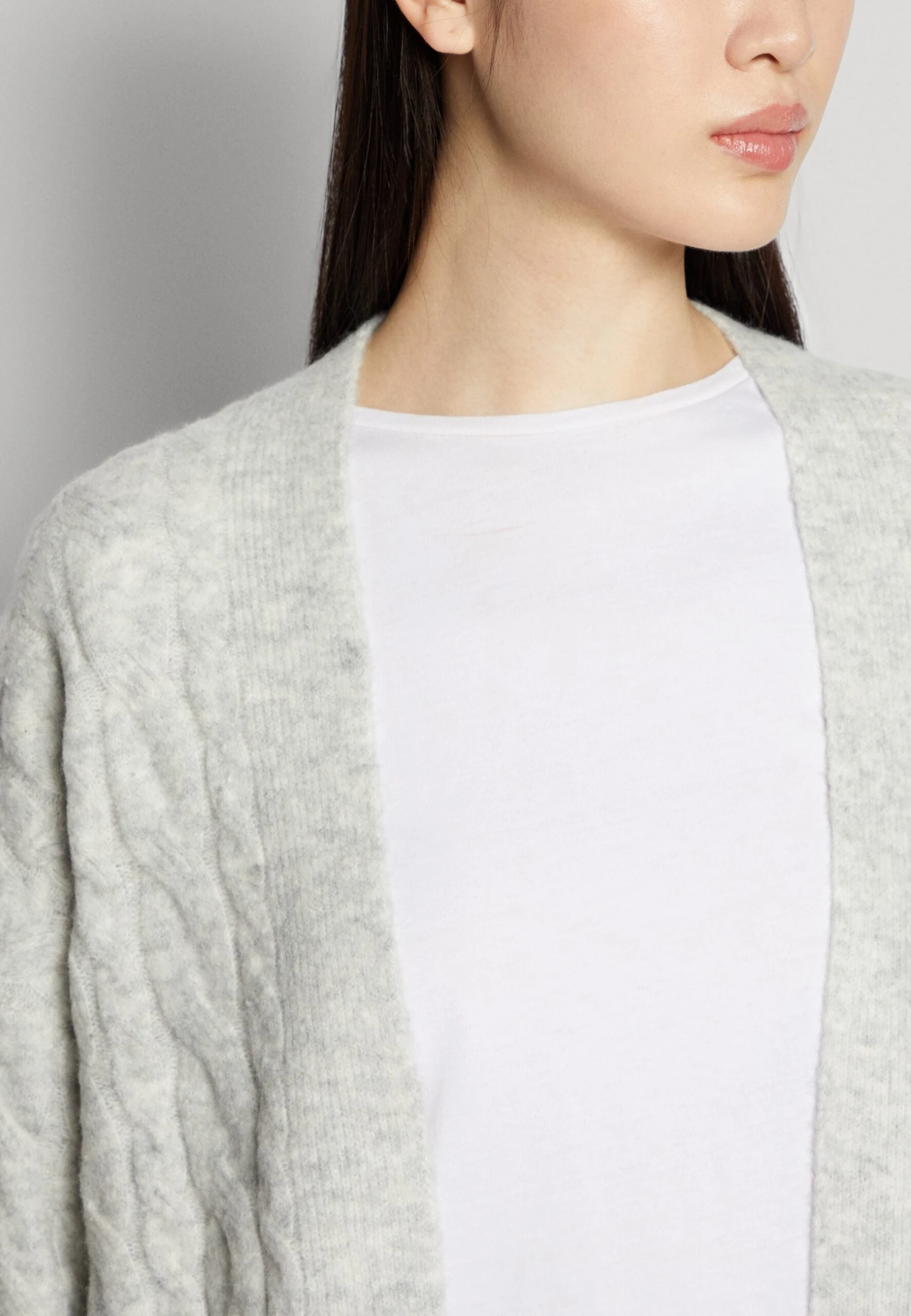 Anna Field Cardigan - Mottled Grey 8 Anna Field Cardigan - Mottled Grey - Bilde 6