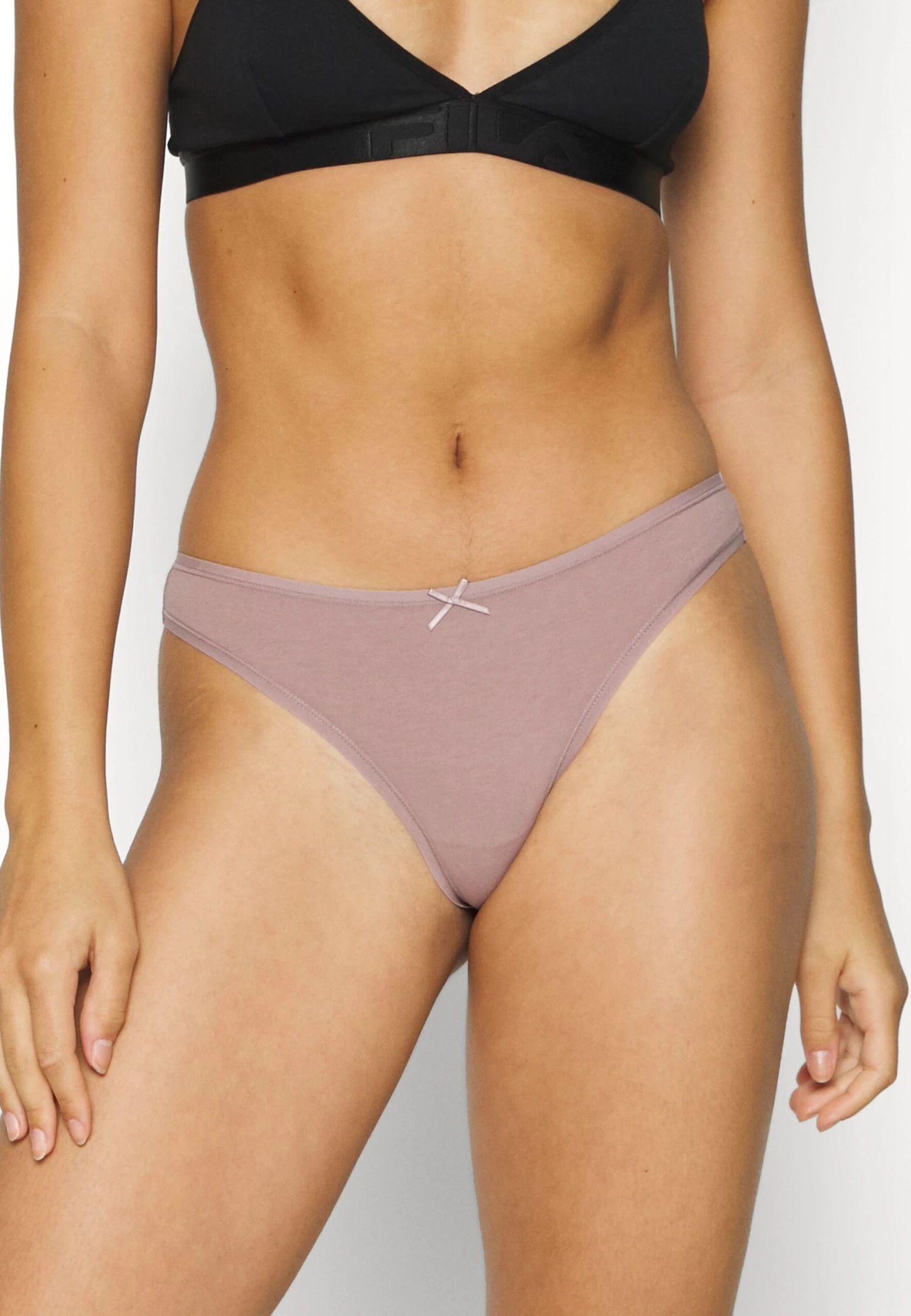 Anna Field Georgina 7Pp Thong Cotton - String - Black/Pink 6 Anna Field Georgina 7Pp Thong Cotton - String - Black/Pink - Bilde 4