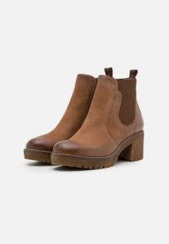 Anna Field Leather Winter Boot - Ankelboots - Brown -Anna Field 51424e4751b34976be4553f3e4af821a