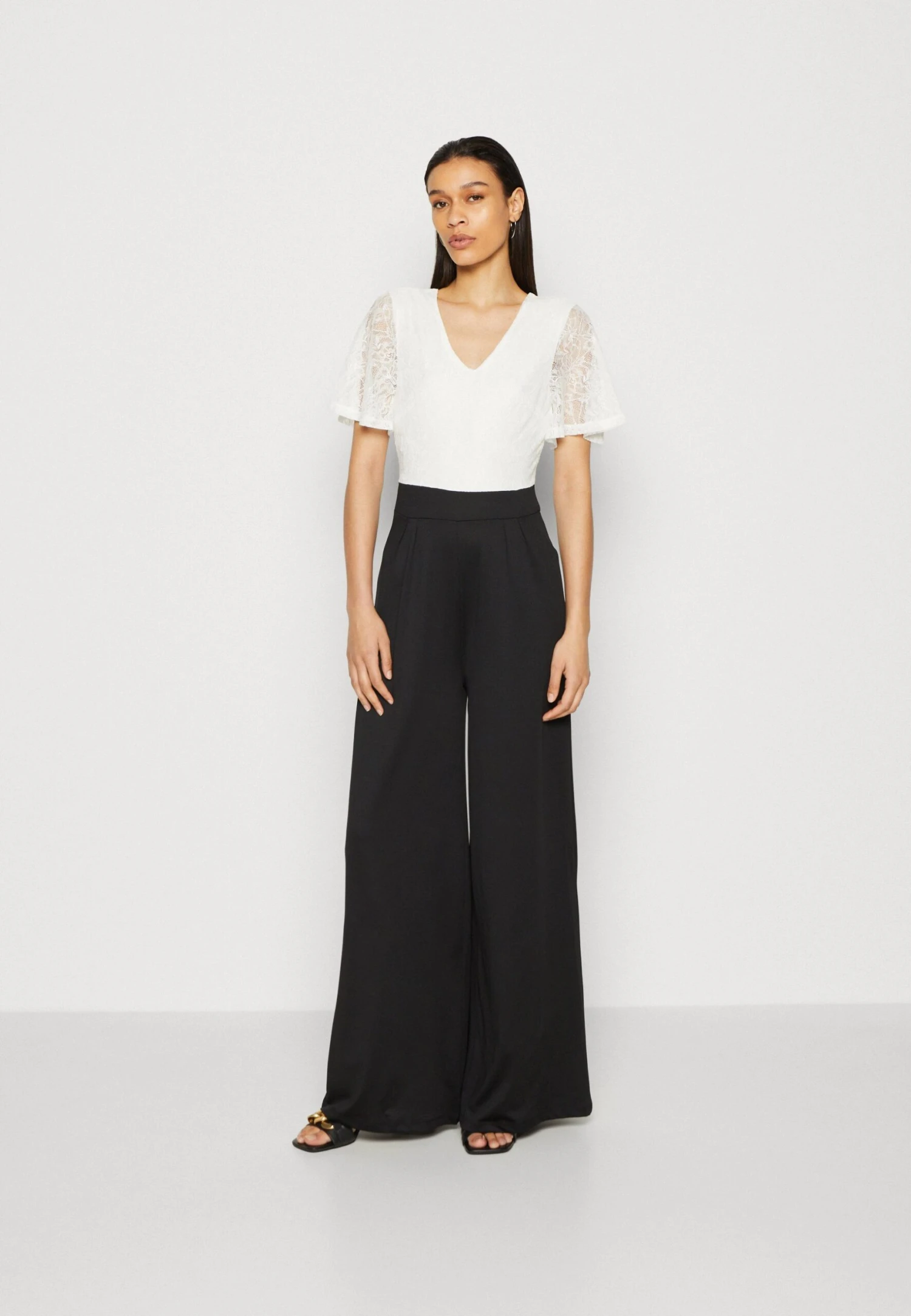 Anna Field Jumpsuit - White/Black 3 Anna Field Jumpsuit - White/Black