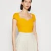 Anna Field T-Shirts Med Print - Dark Yellow -Anna Field 53f01973615c4a7bac8f3dd172b29c4e