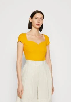 Anna Field T-Shirts Med Print - Dark Yellow