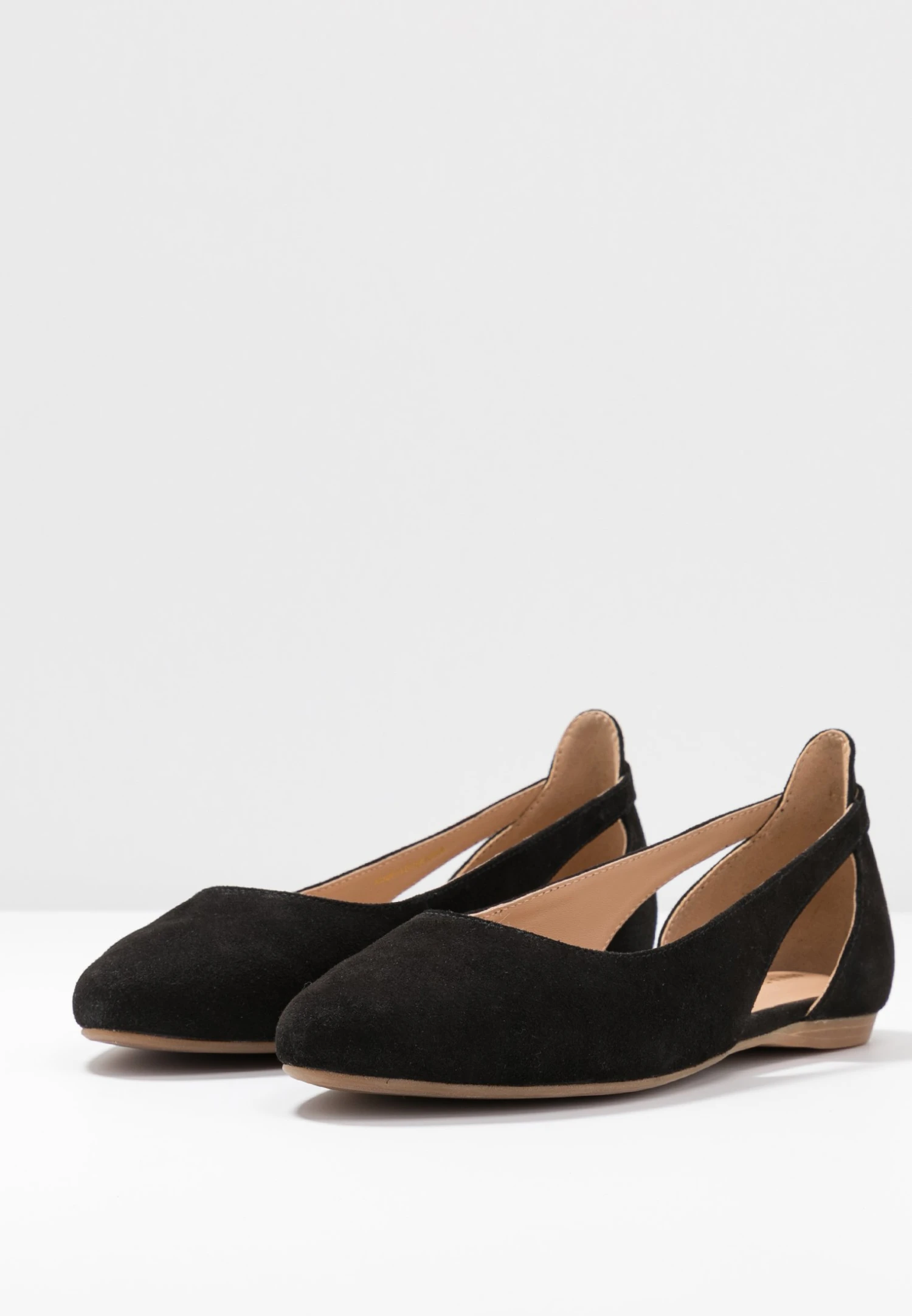 Leather- Ballerina - Black 7 Leather- Ballerina - Black - Bilde 5