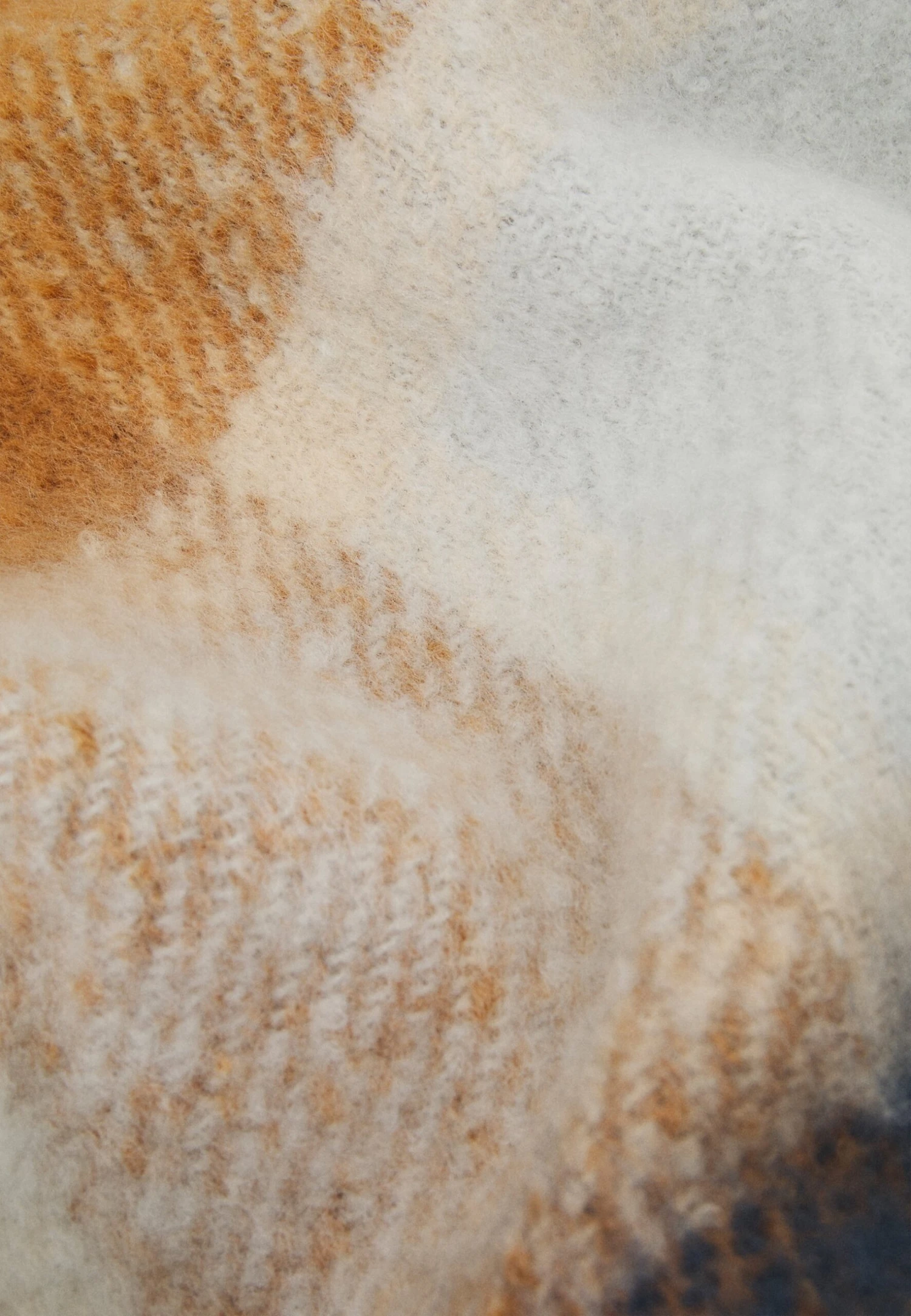 Anna Field Sjal - Brown/White/Blue 4 Anna Field Sjal - Brown/White/Blue - Bilde 2