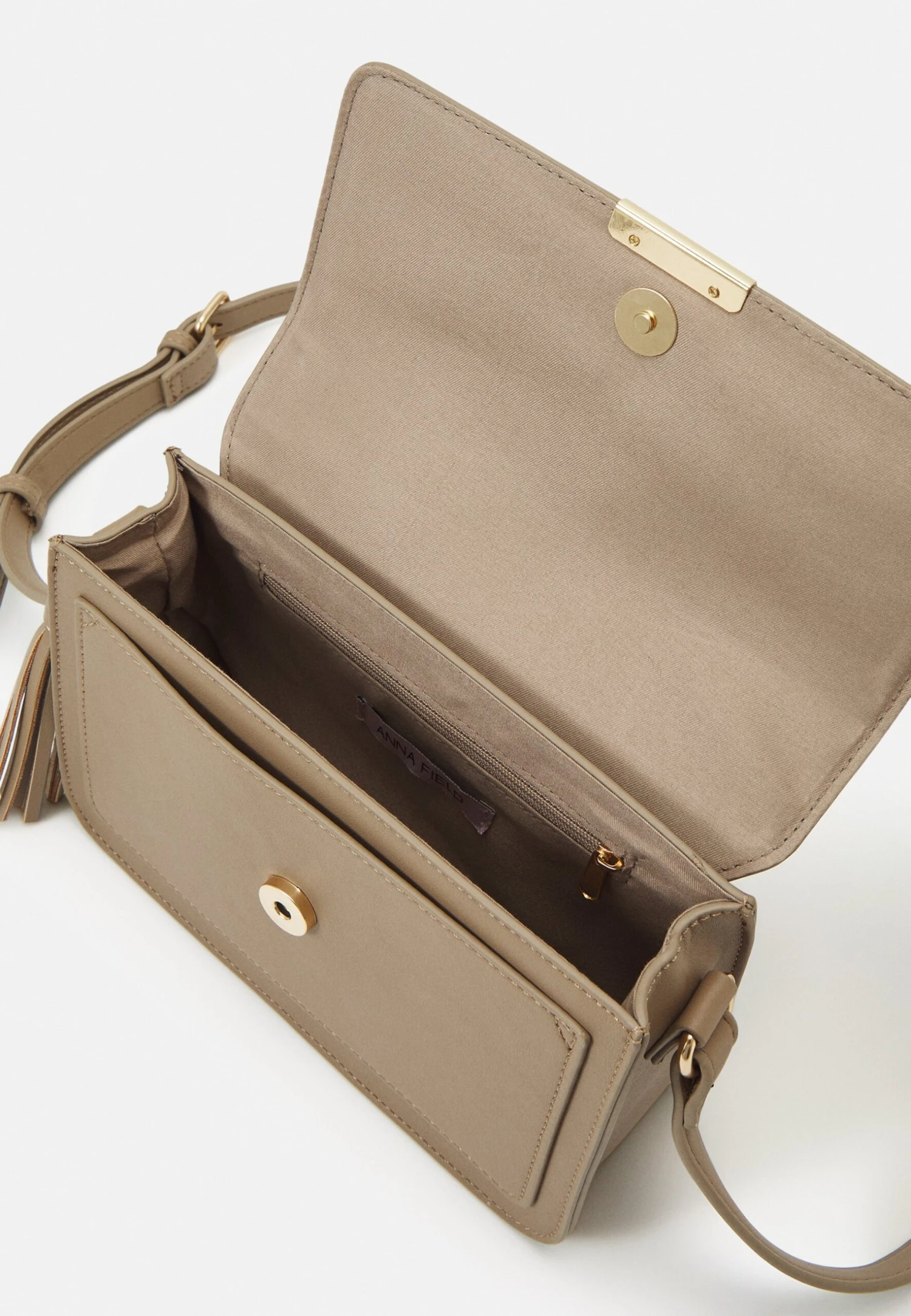 Anna Field Skulderveske - Taupe 4 Anna Field Skulderveske - Taupe - Bilde 3