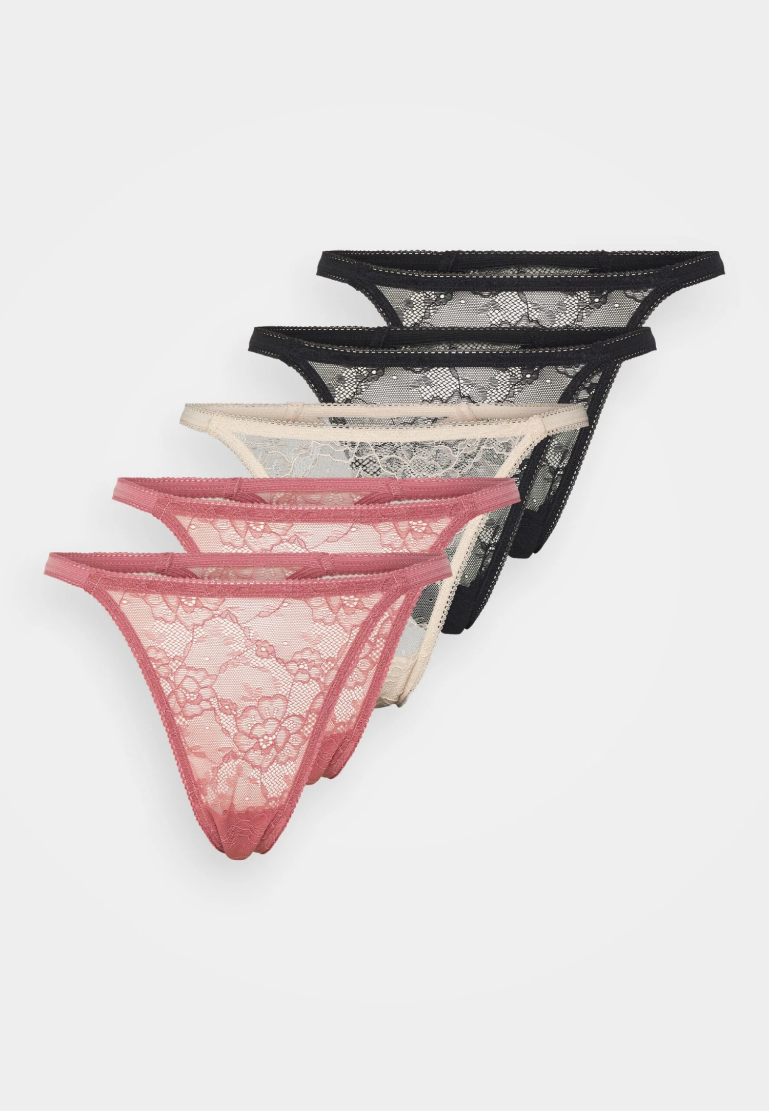 Anna Field 5 Pack - String - Black/Nude/Pink 8 Anna Field 5 Pack - String - Black/Nude/Pink - Bilde 6