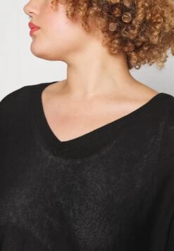 Plus Size - Strikkegenser - Black -Anna Field 6cd4a7b104a0460b932a208e19271fd7