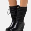 Anna Field Winter Boot - Kilestøvler - Black -Anna Field 6fa1d1ff090a412d9cf76febf5652667