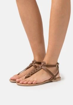 Anna Field Tåsandaler - Cognac