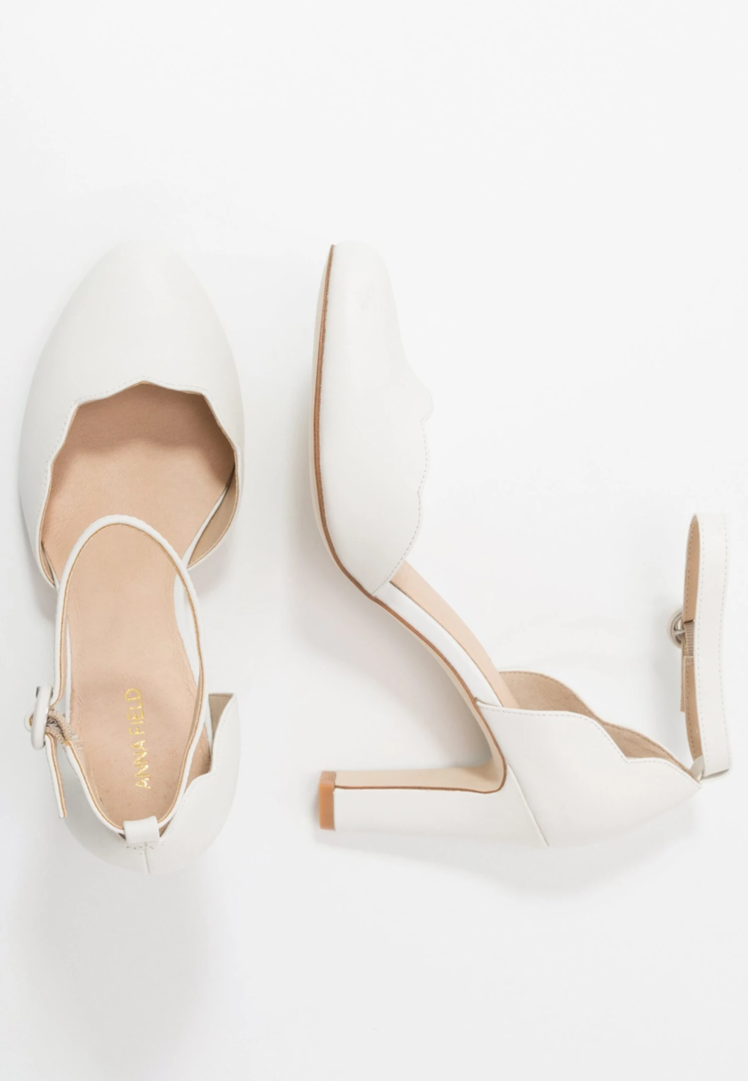 Anna Field Leather Pumps - Høye Hæler - White 6 Anna Field Leather Pumps - Høye Hæler - White - Bilde 4