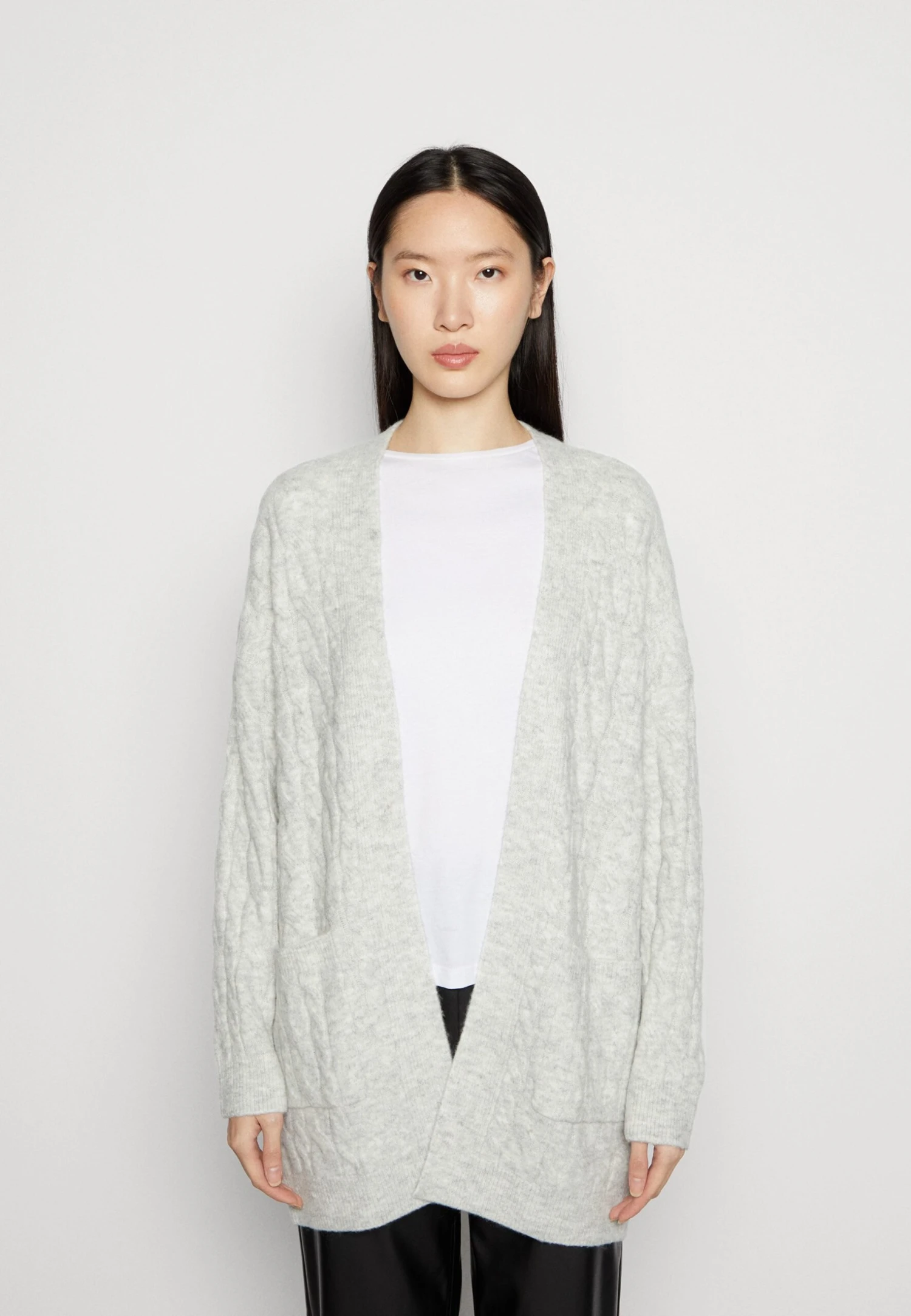 Anna Field Cardigan - Mottled Grey 3 Anna Field Cardigan - Mottled Grey