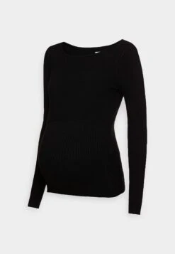 Nursing Overlap - Strikkegenser - Black