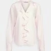 Anna Field Blouse With Frontal Volant - Bluse - Pink -Anna Field 88117b30edf247248403e132ff2d7ee4