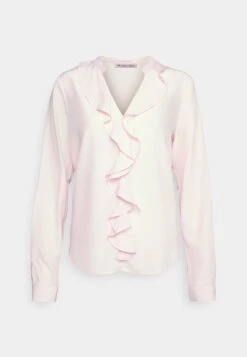 Anna Field Blouse With Frontal Volant - Bluse - Pink