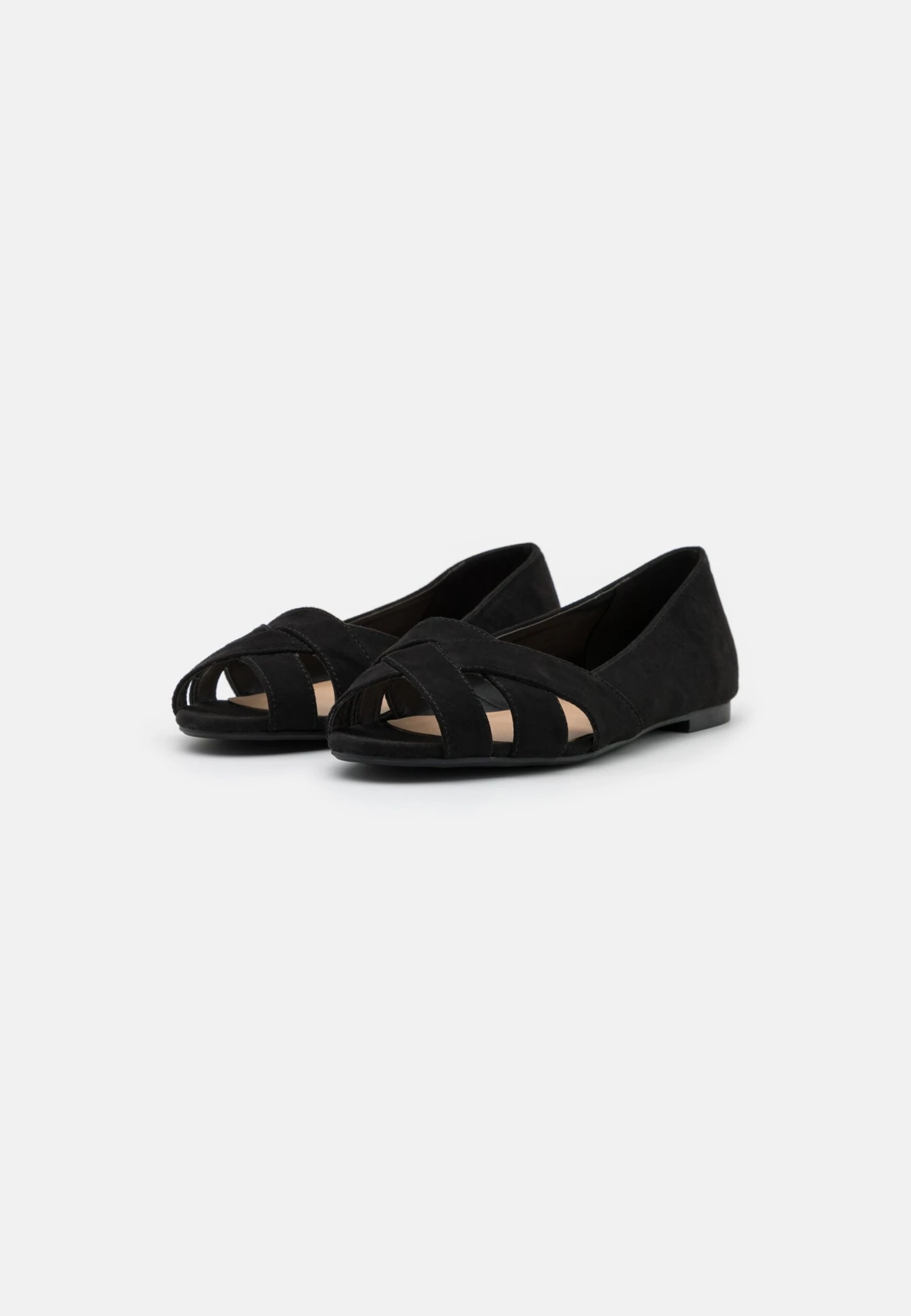 Anna Field Ballerina Med Åpen Front - Black 5 Anna Field Ballerina Med Åpen Front - Black - Bilde 3