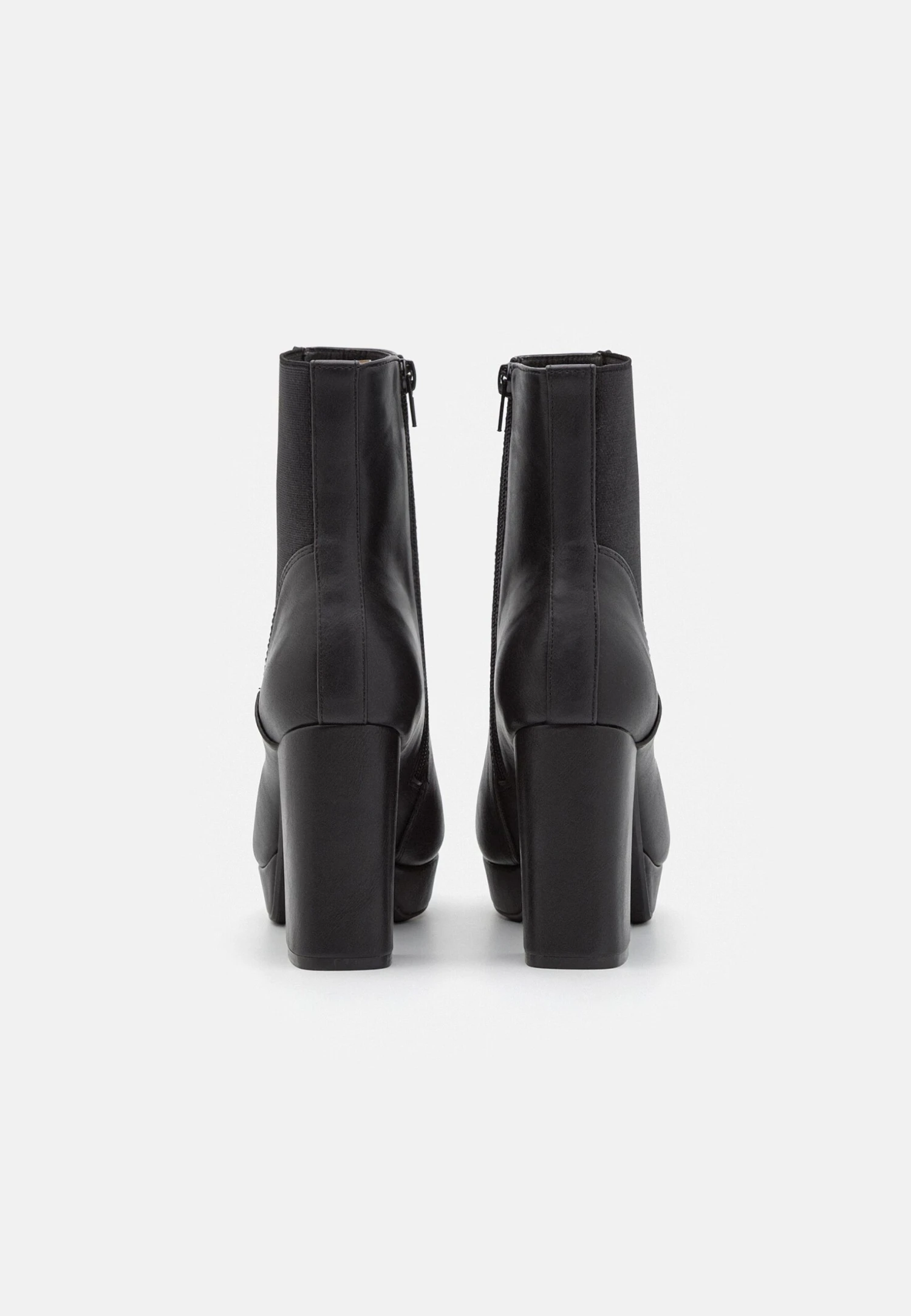 Platåstøvletter - Black 6 Platåstøvletter - Black - Bilde 4