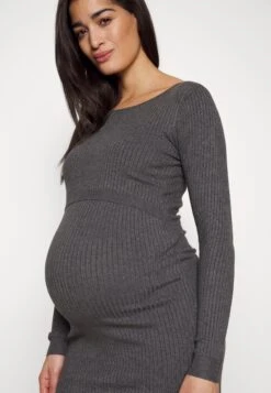 Strikket Kjole - Mottled Dark Grey 11 Strikket Kjole - Mottled Dark Grey -Anna Field 9a06968578194d5ab9c55dd49c8a1972