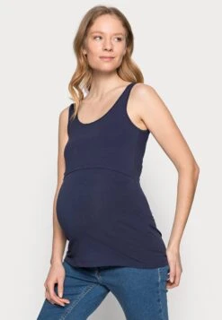 Nursing 2 Pack - Top - Topper - Dark Blue/Grey -Anna Field a0eb6568fd0746bf88d9625299286439