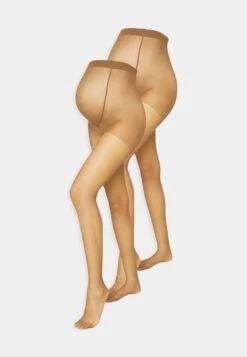 Anna Field 20 Den 2 Pack - Strømpebukser - Camel