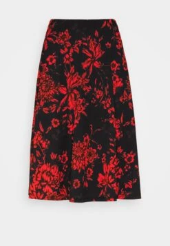 Anna Field A-Line Skjørt - Red/Black -Anna Field a86b6bea8def472097785dd89947549c
