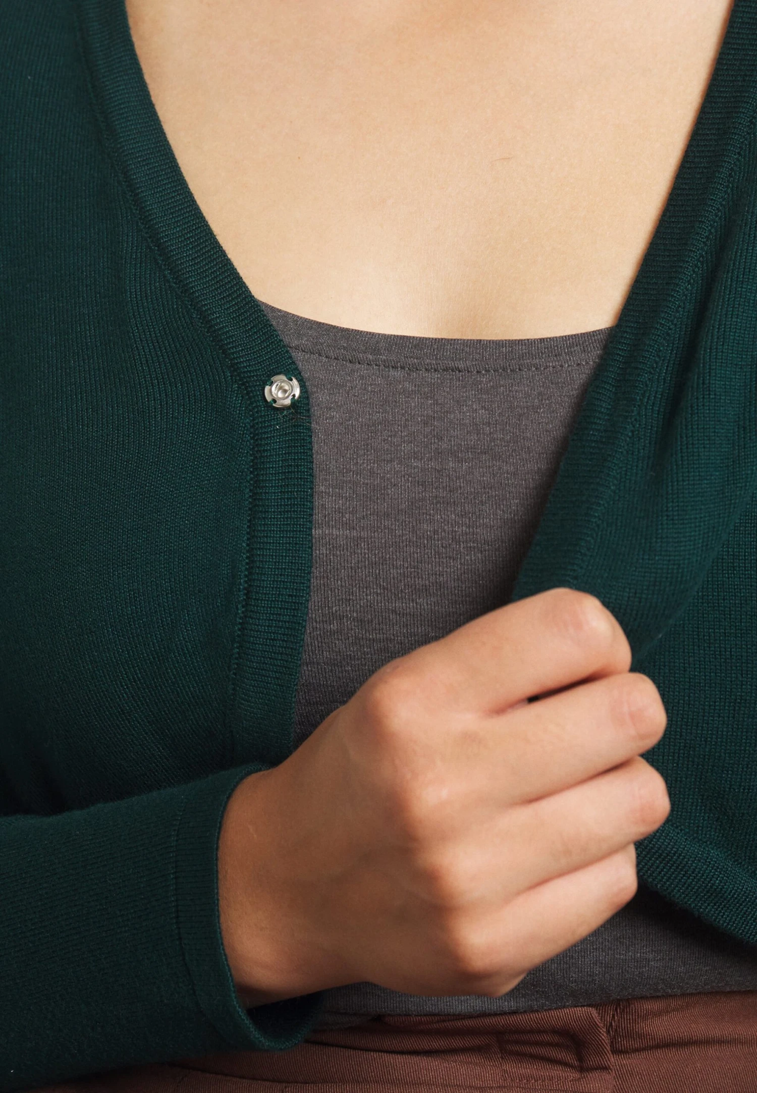 Anna Field Cardigan - Dark Green 10 Anna Field Cardigan - Dark Green - Bilde 8